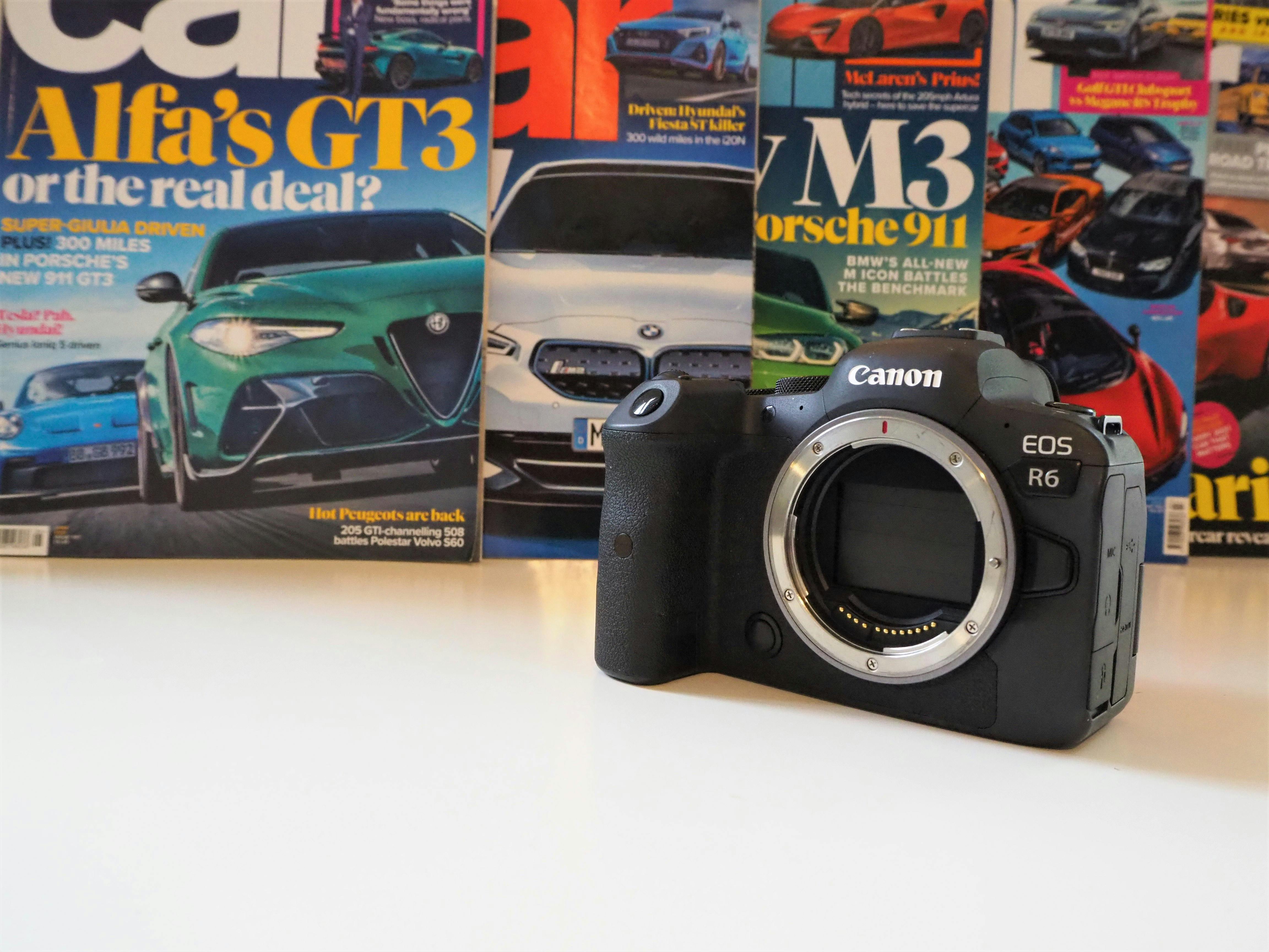 Best cameras for car photography Canon EOS R6 review Car Accessories